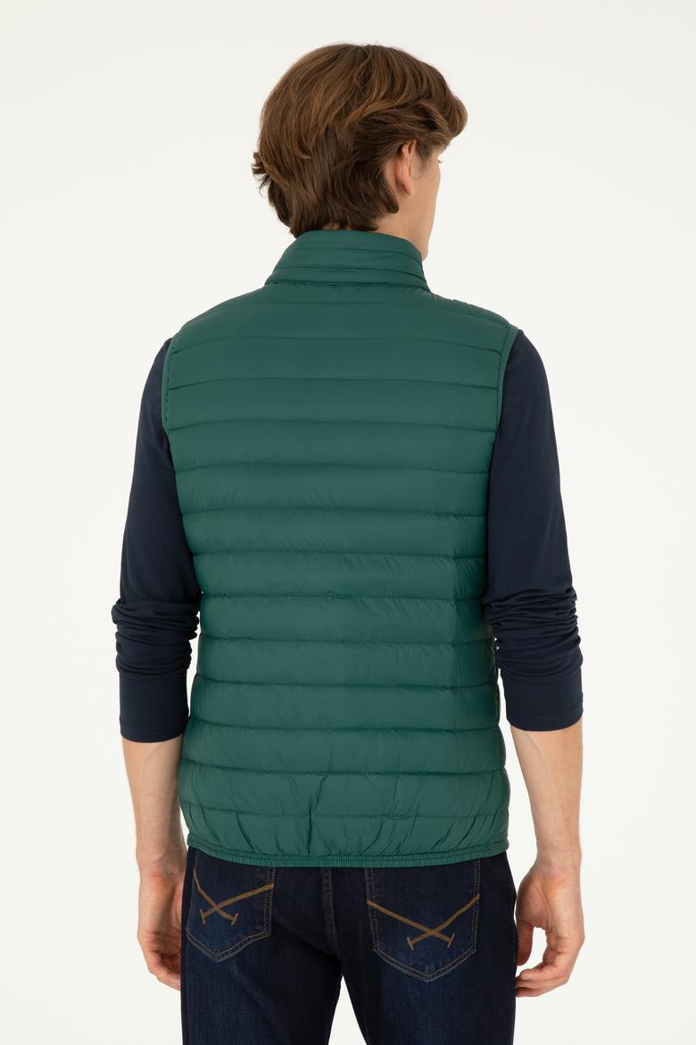 Erkek Koyu Yeşil Yelek - 50290793064