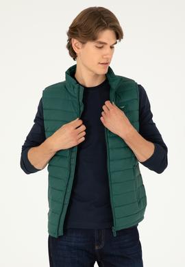 Erkek Koyu Yeşil Yelek - 50290793064