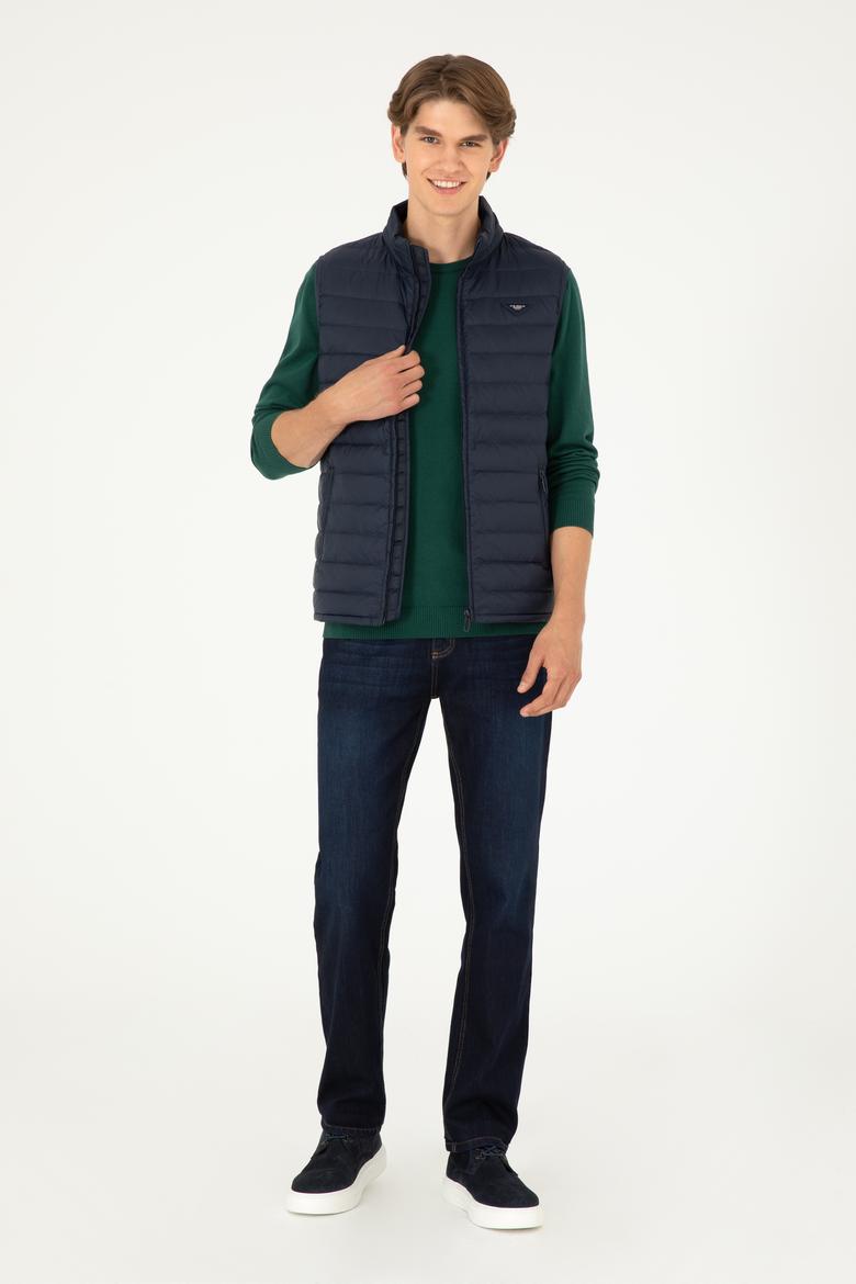 Erkek Lacivert Yelek - 50290793042