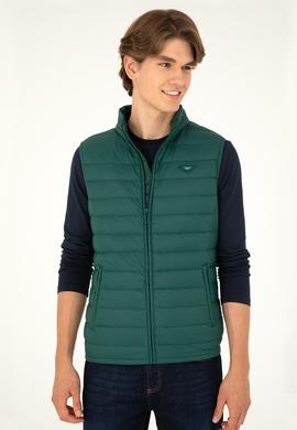 Erkek Koyu Yeşil Yelek - 50290793064