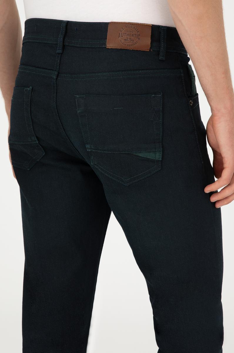Erkek Mavi Slim Fit Jean Pantolon