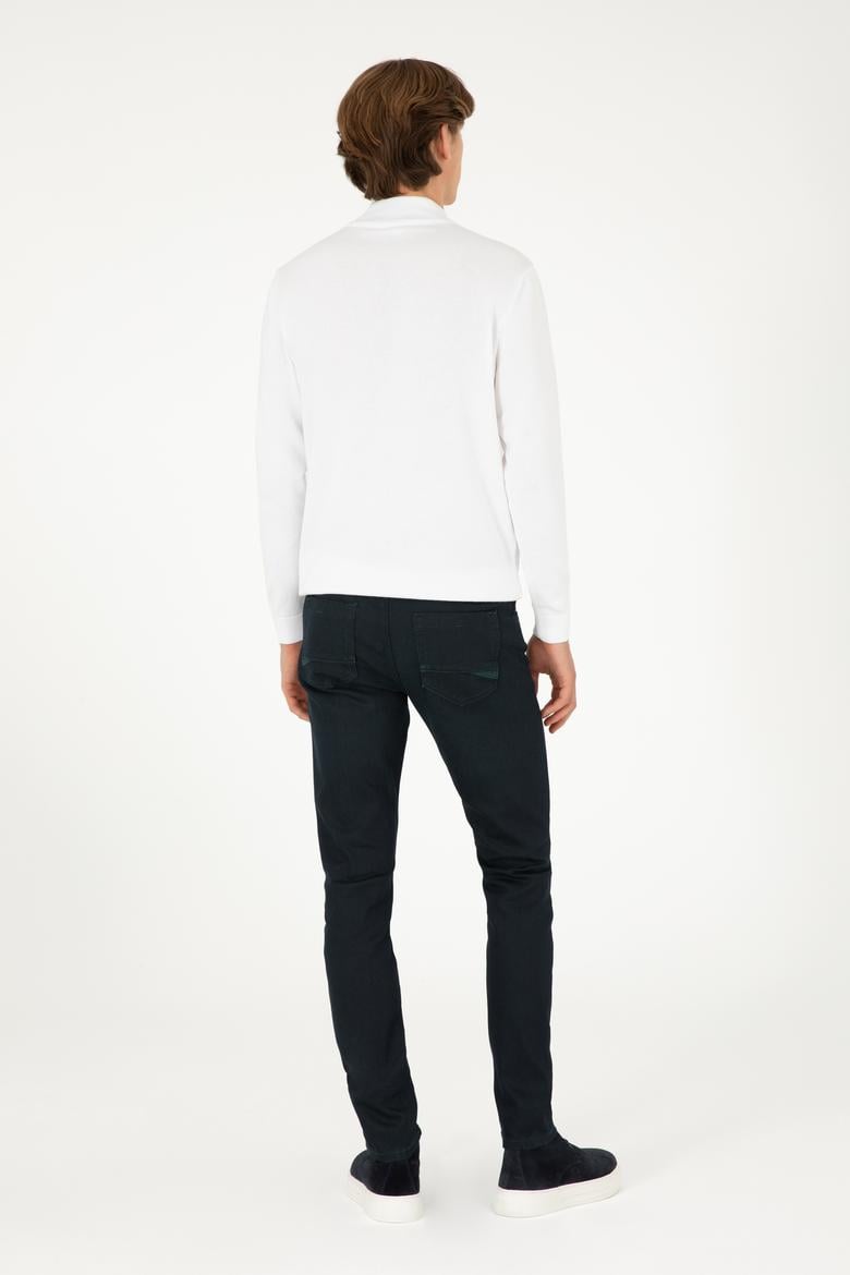 Erkek Mavi Slim Fit Jean Pantolon - 50289501012