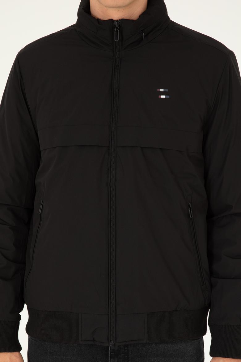 Erkek Siyah Mont - 50292409019