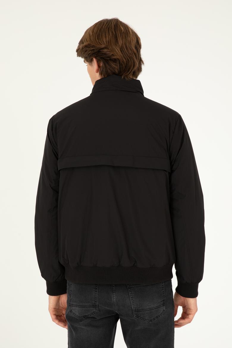 Erkek Siyah Mont - 50292409019