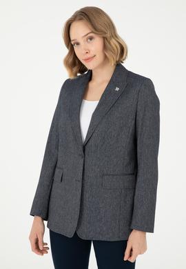 Kadın İndigo Ceket - 50291988010
