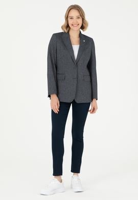 Kadın İndigo Ceket - 50291988010