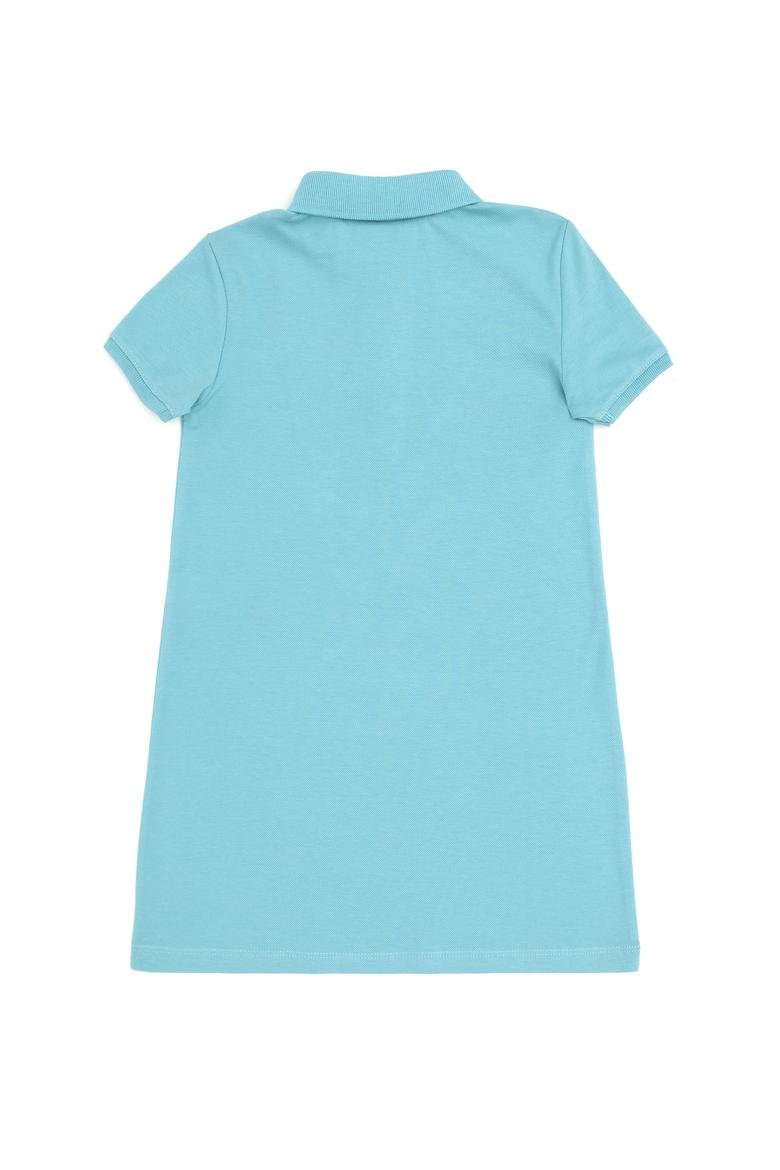 Kız Çocuk Mint Polo Yaka Örme Elbise - 50288076141