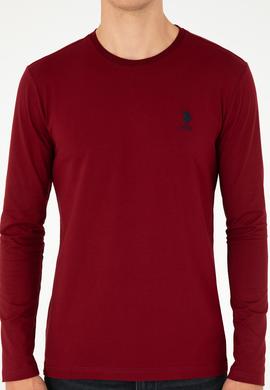 Erkek Bordo Basic Sweatshirt - 50289027037