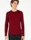 Erkek Bordo Basic Sweatshirt