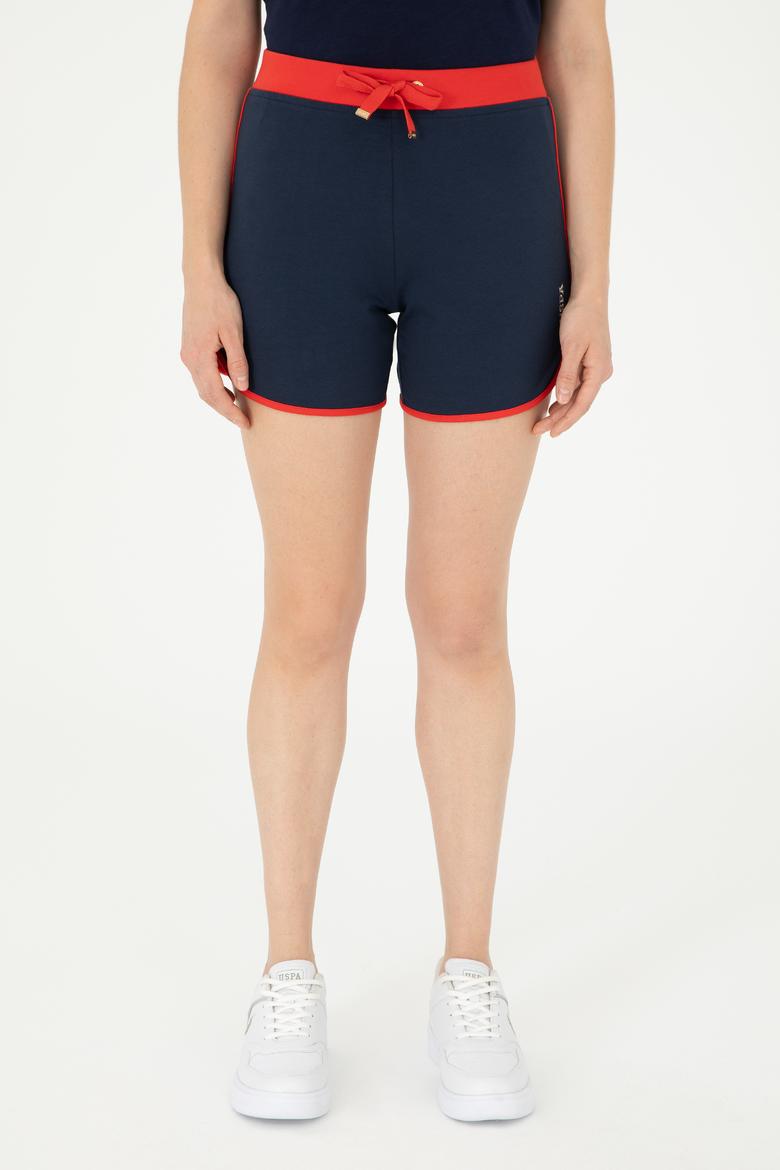 Kadın Lacivert Örme Şort - 50285890007