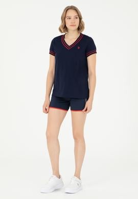 Kadın Lacivert Örme Şort - 50285890007