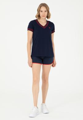 Kadın Lacivert Örme Şort - 50285890007