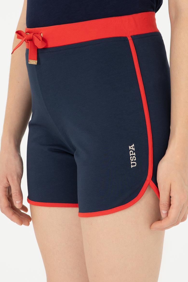 Kadın Lacivert Örme Şort - 50285890007