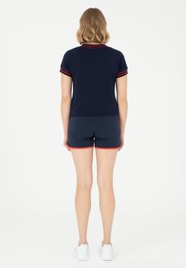 Kadın Lacivert Örme Şort - 50285890007