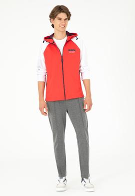 Erkek Kırmızı Örme Hırka - 50281479013