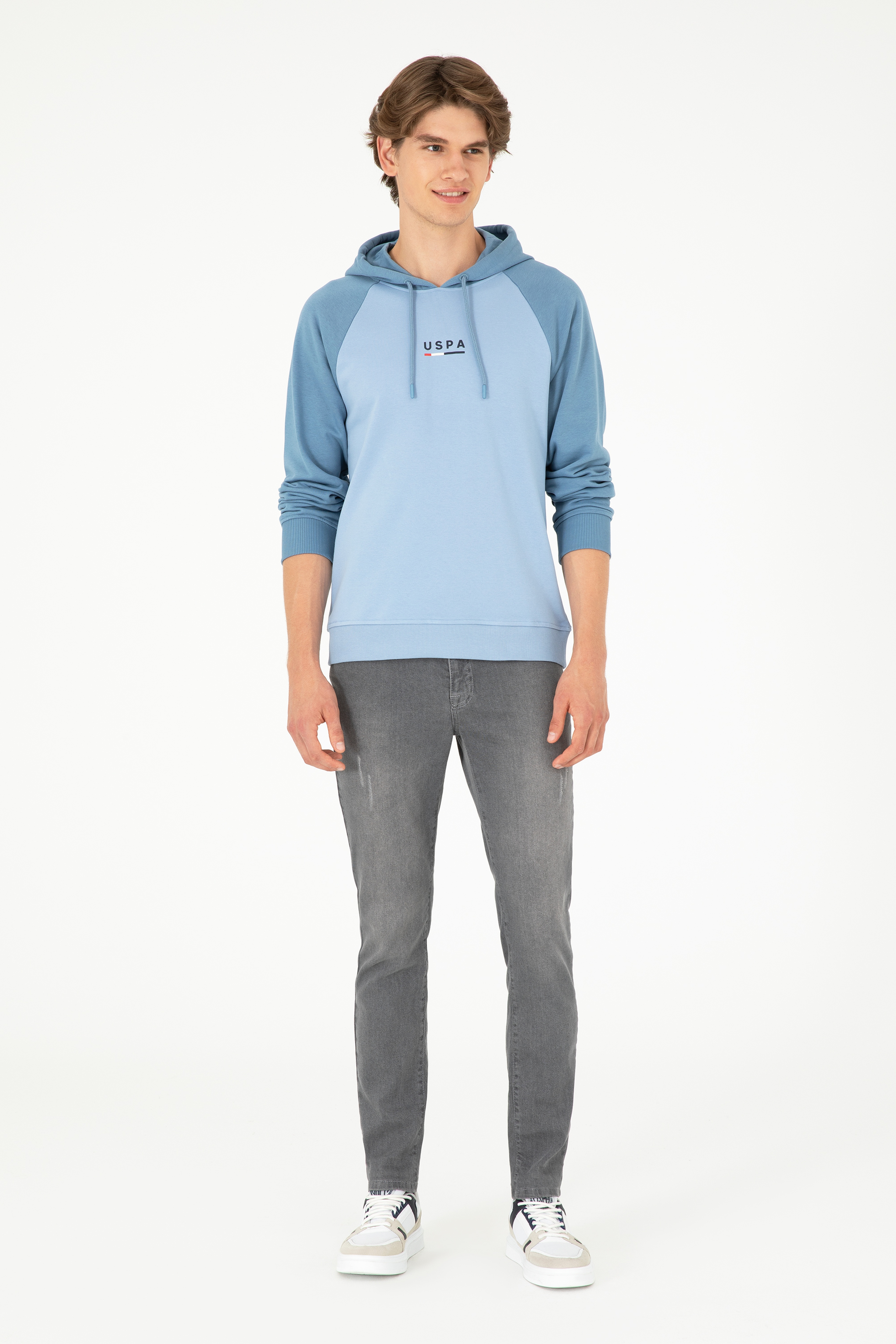 Erkek Açık Mavi Sweatshirt