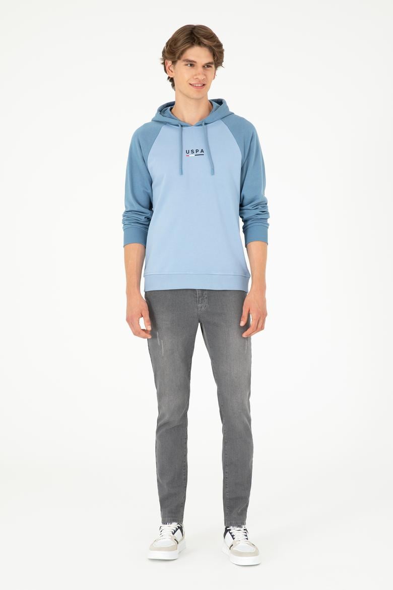 Erkek Açık Mavi Sweatshirt - 50293358006