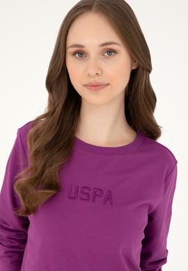 Kadın Menekşe Bisiklet Yaka Sweatshirt - 50294752036