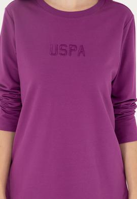 Kadın Menekşe Bisiklet Yaka Sweatshirt - 50294752036