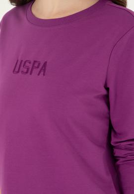 Kadın Menekşe Bisiklet Yaka Sweatshirt - 50294752036