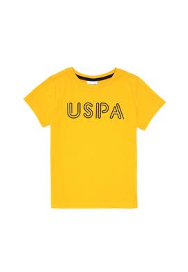 Erkek Çocuk Safran Basic Bisiklet Yaka Tişört - 50284813131