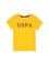 Erkek Çocuk Safran Basic Bisiklet Yaka Tişört