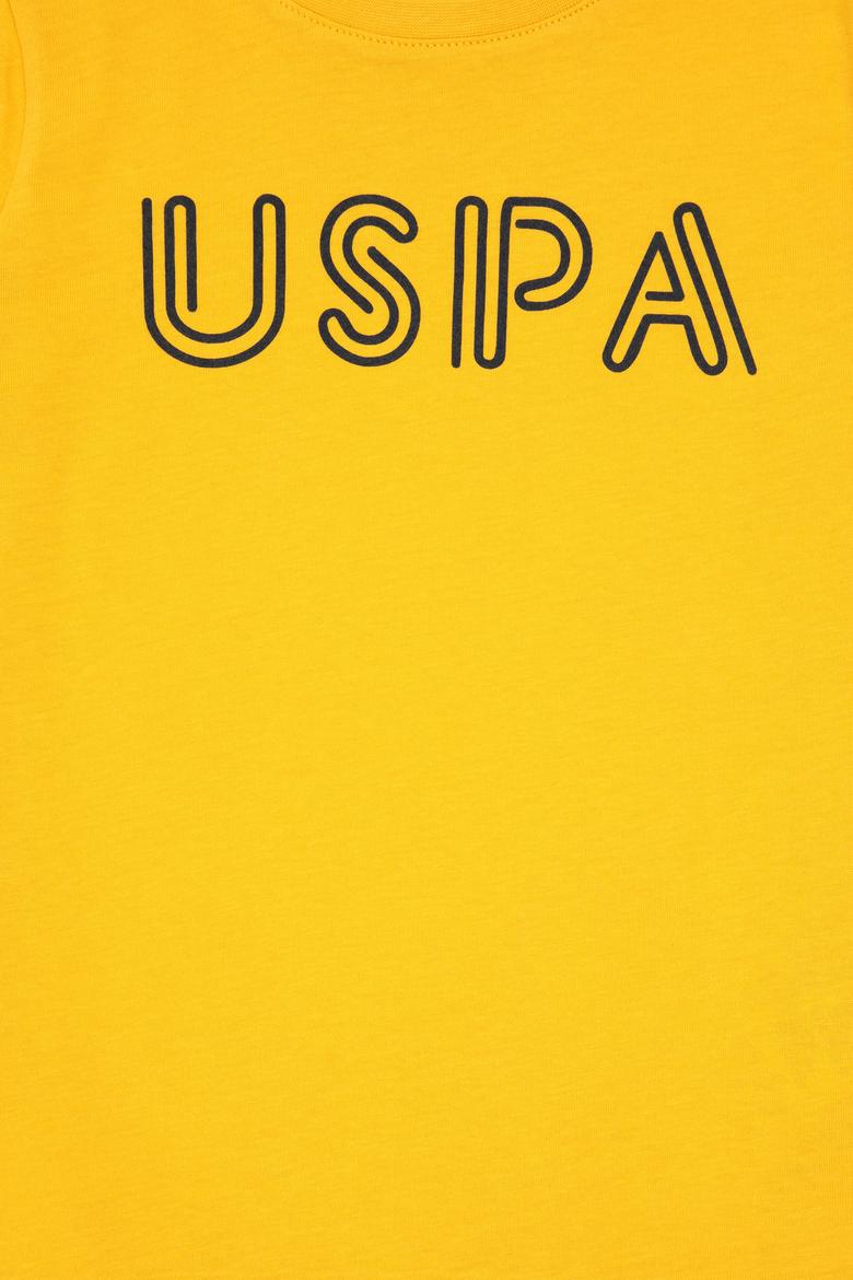 Erkek Çocuk Safran Basic Bisiklet Yaka Tişört - 50284813131