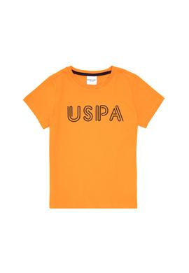 Erkek Çocuk Turuncu Basic Bisiklet Yaka Tişört - 50284813109