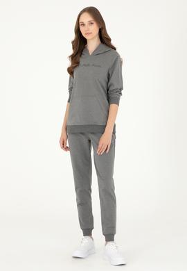 Kadın Antrasit Melanj Eşofman Altı - 50296925033