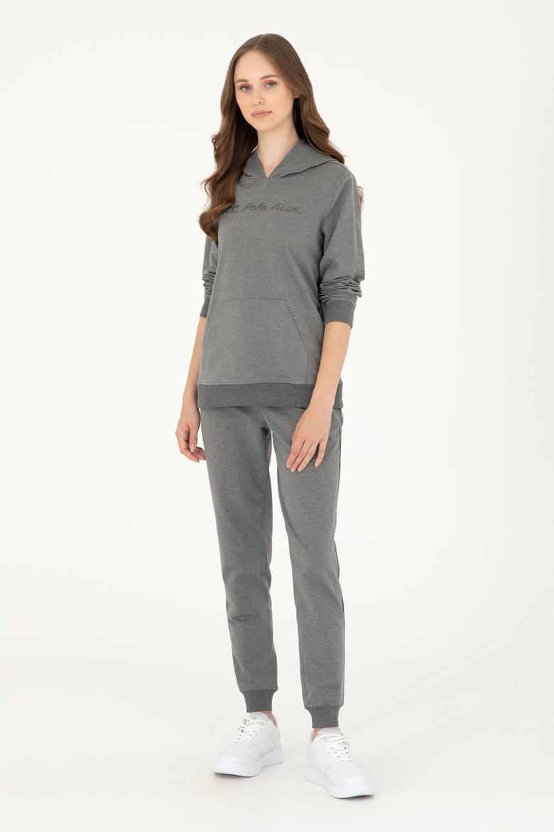 Kadın Antrasit Melanj Eşofman Altı - 50296925033