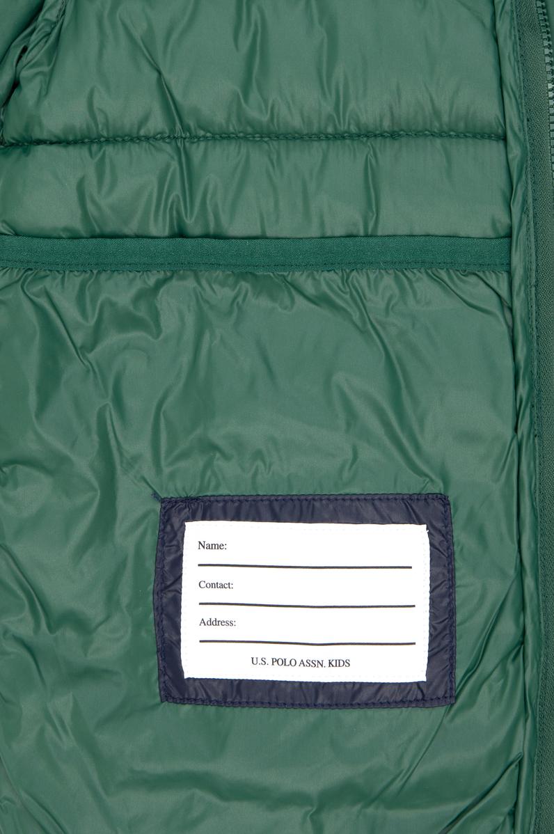 Erkek Çocuk Koyu Yeşil Mont