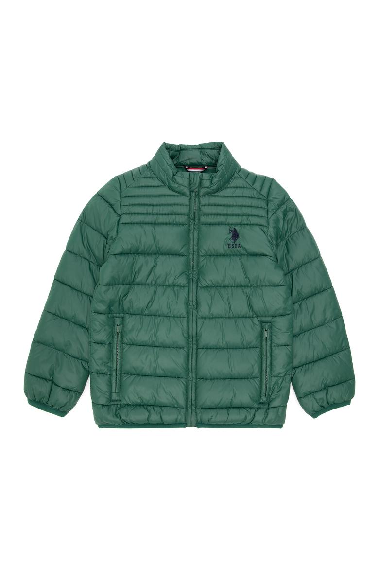 Erkek Çocuk Koyu Yeşil Mont