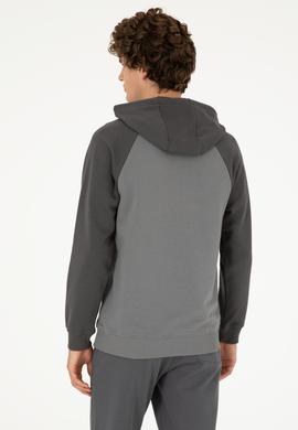 Erkek Gri Sweatshirt - 50293358017