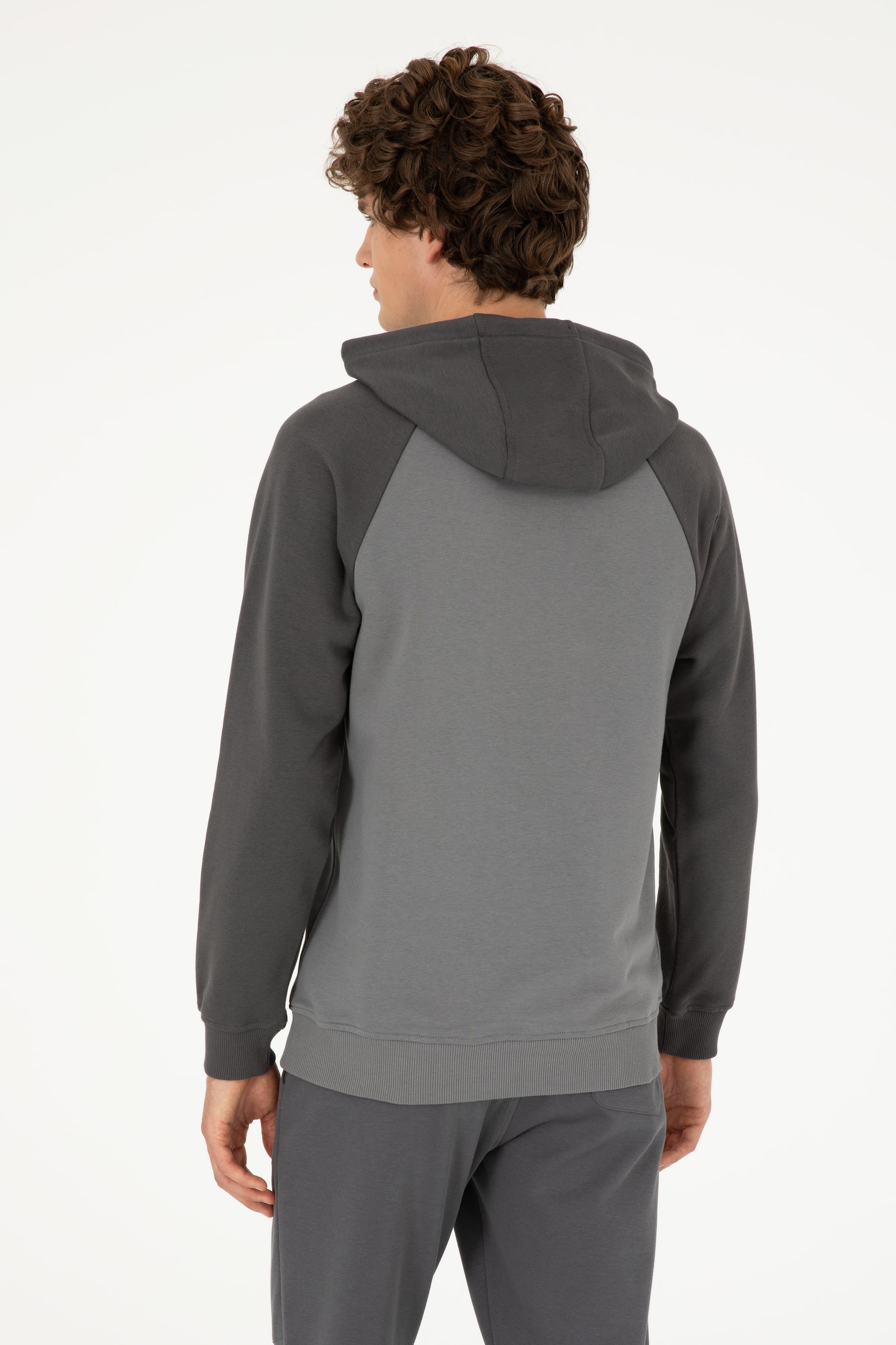 Erkek Gri Sweatshirt