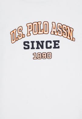 Erkek Çocuk Beyaz Bisiklet Yaka Tişört - 50295397008