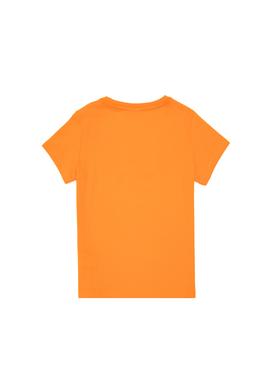 Erkek Çocuk Turuncu Bisiklet Yaka Tişört - 50295397044