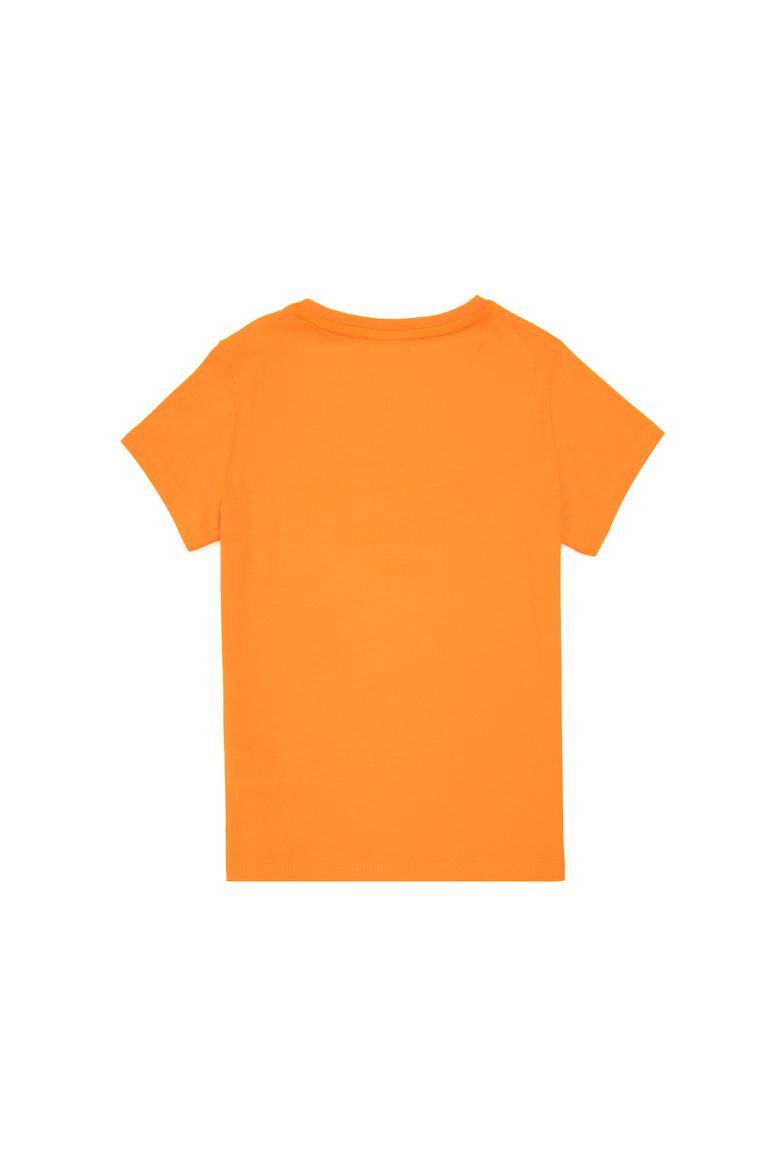 Erkek Çocuk Turuncu Bisiklet Yaka Tişört - 50295397044