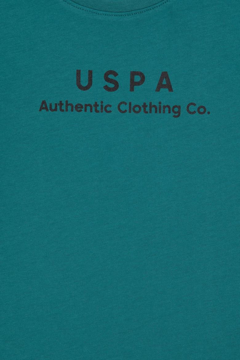 Erkek Çocuk Koyu Yeşil Bisiklet Yaka Tişört - 50295983025