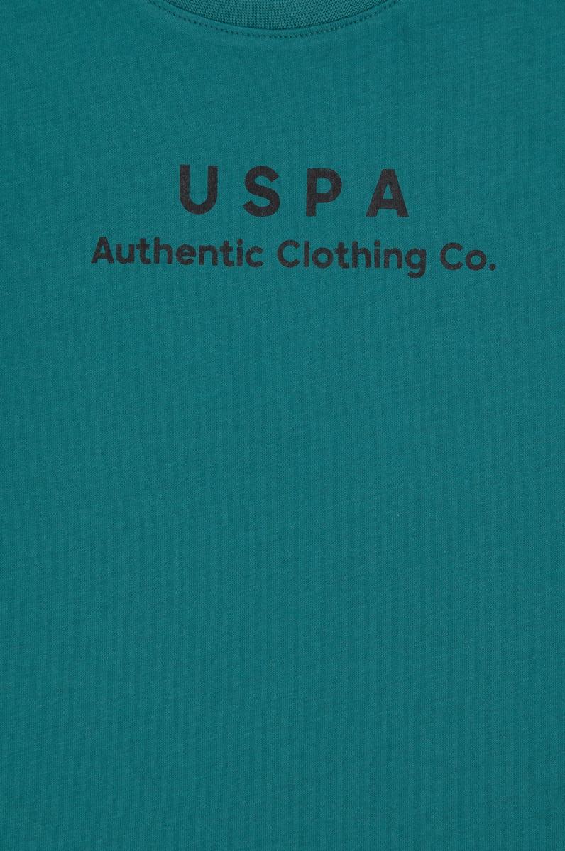 Erkek Çocuk Koyu Yeşil Bisiklet Yaka Tişört