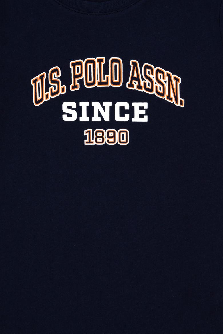 Erkek Çocuk Lacivert Bisiklet Yaka Tişört - 50295397022