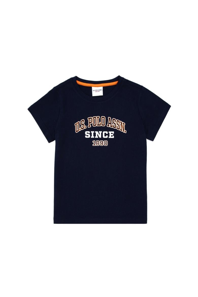 Erkek Çocuk Lacivert Bisiklet Yaka Tişört - 50295397022