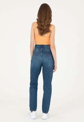 Kadın Mavi Jean Pantolon - 50282809010