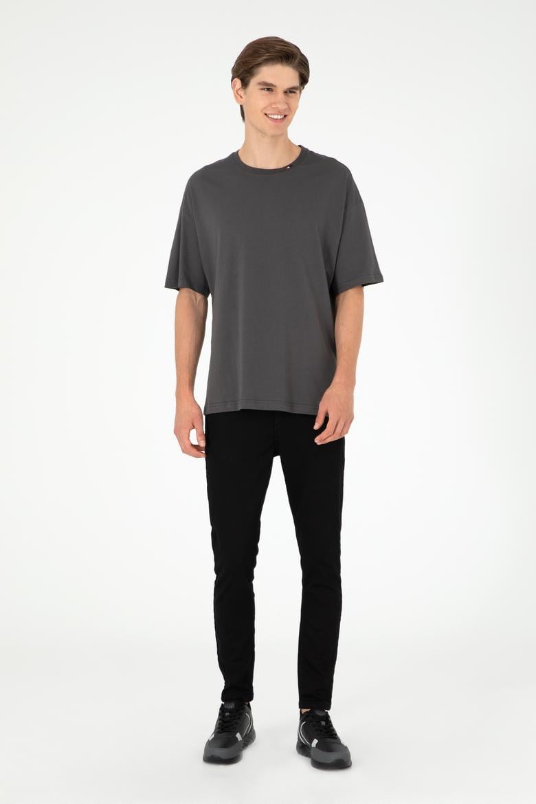 Erkek Siyah Jean Pantolon