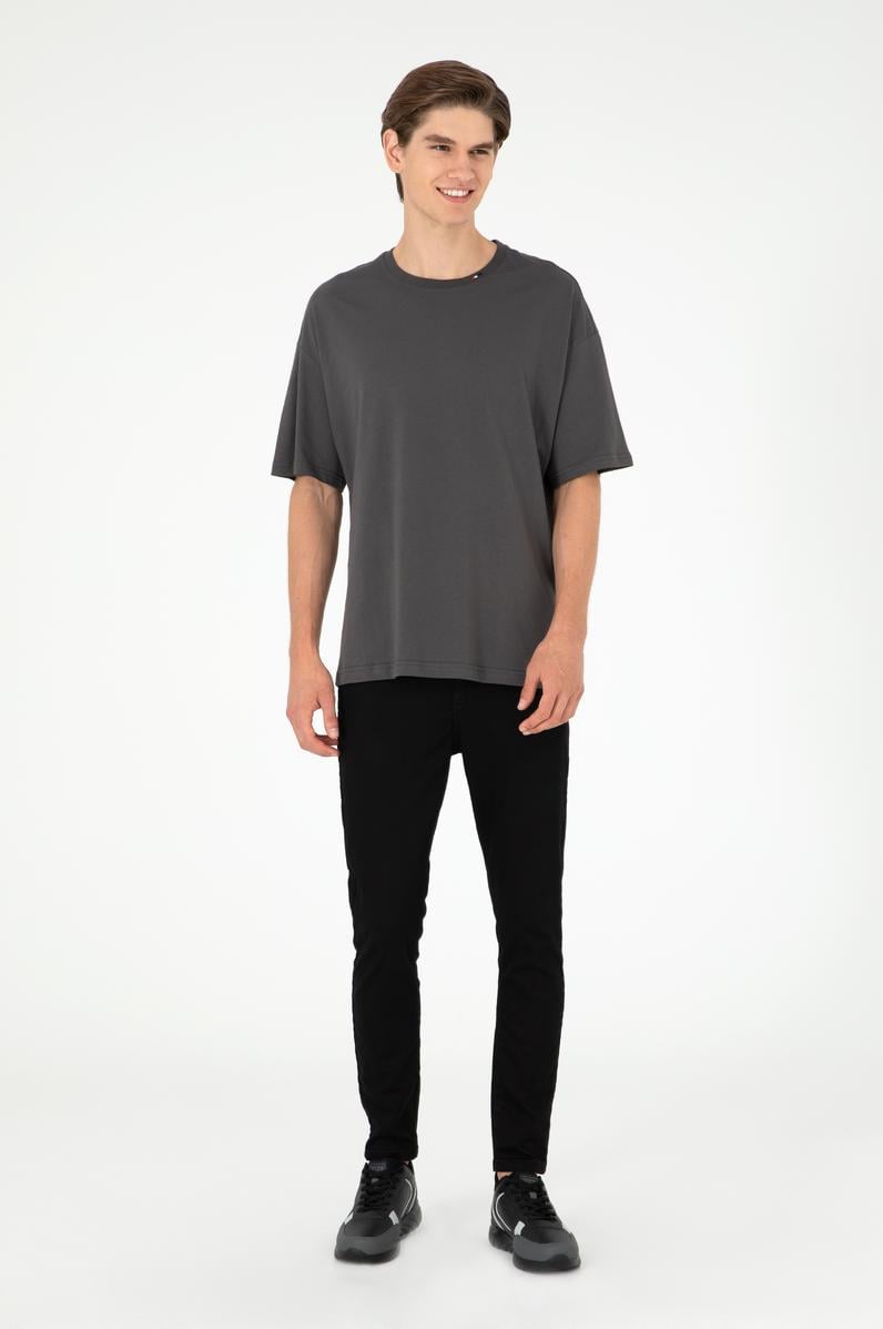 Erkek Siyah Jean Pantolon