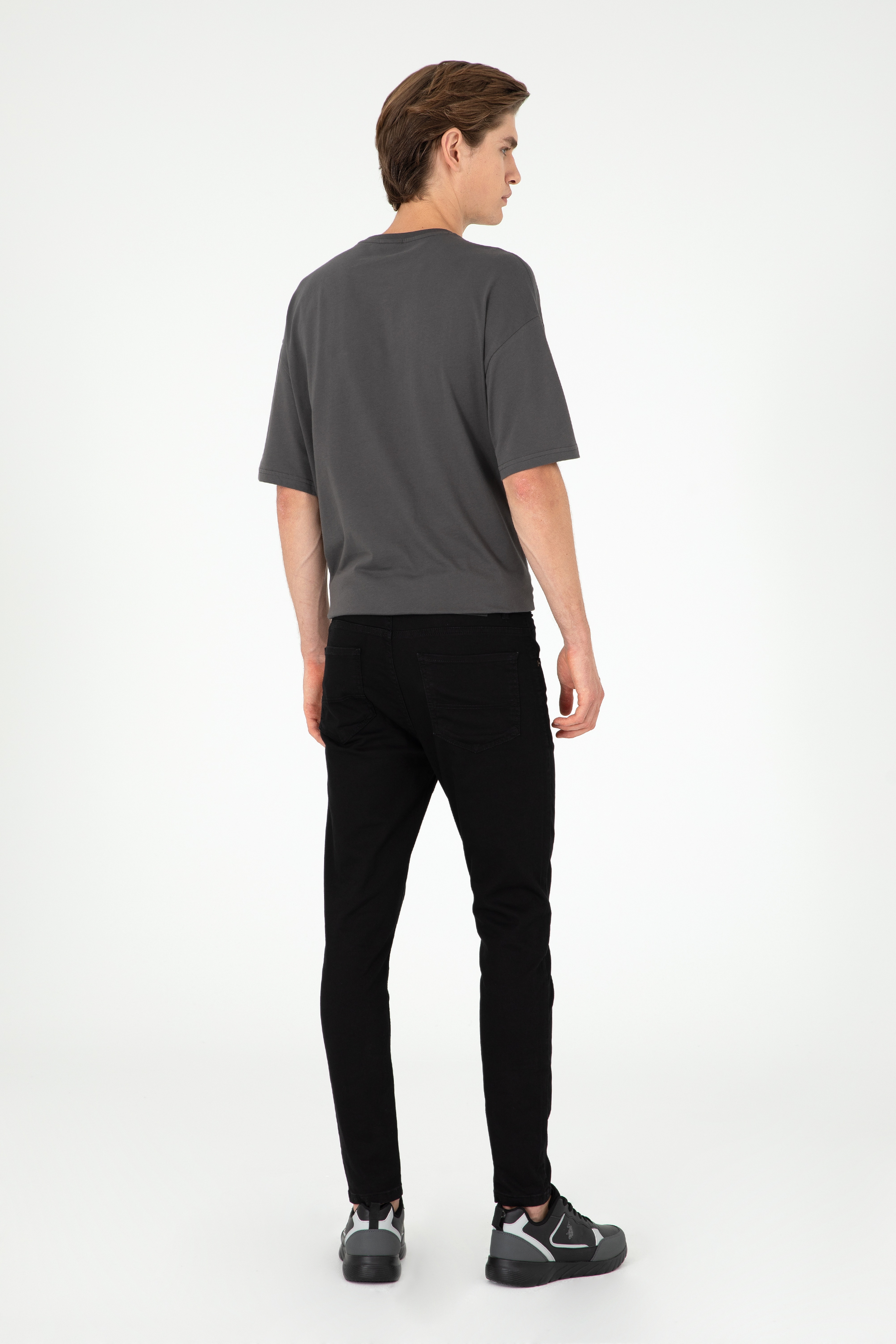 Erkek Siyah Jean Pantolon - Image 4