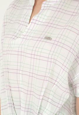 Kadın Mint Kısa Kollu Gömlek - 50283551004