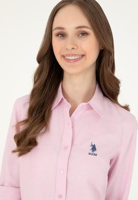 Kadın Manolya Uzun Kollu Basic Gömlek - 50283988023