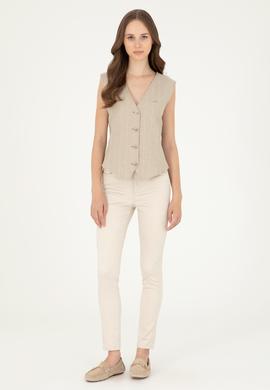 Kadın Haki Yelek - 50284655044