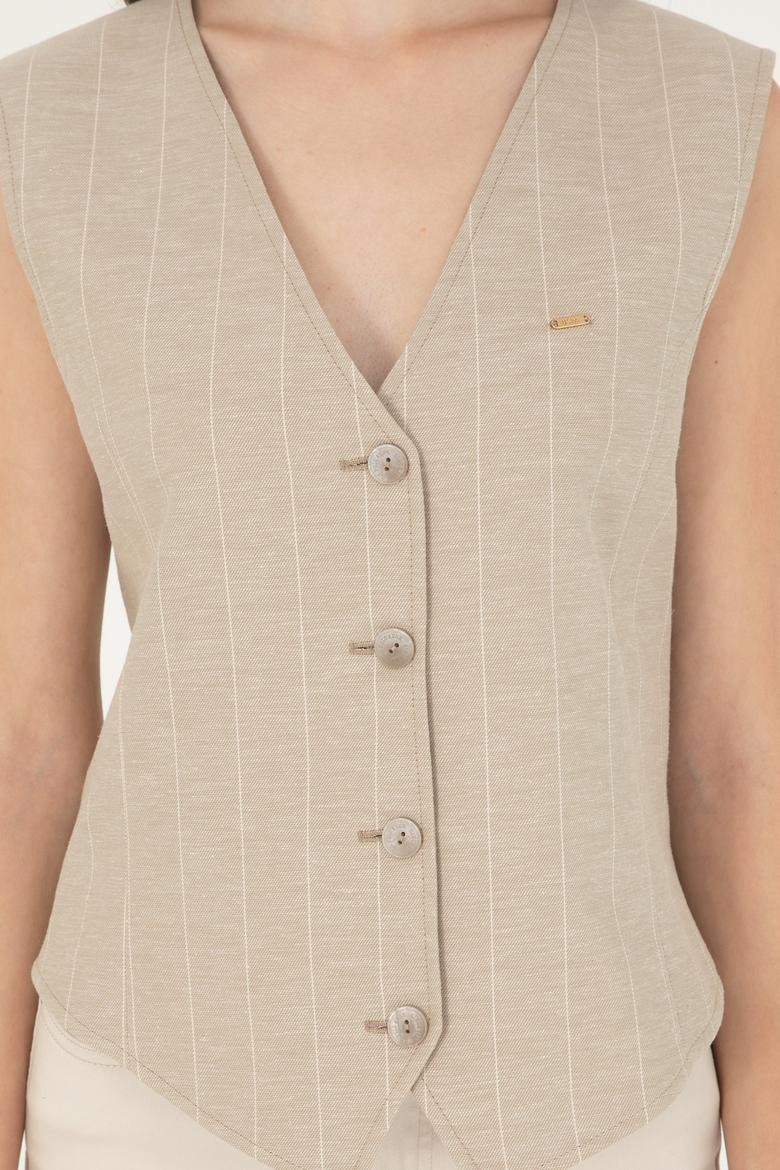 Kadın Haki Yelek - 50284655044