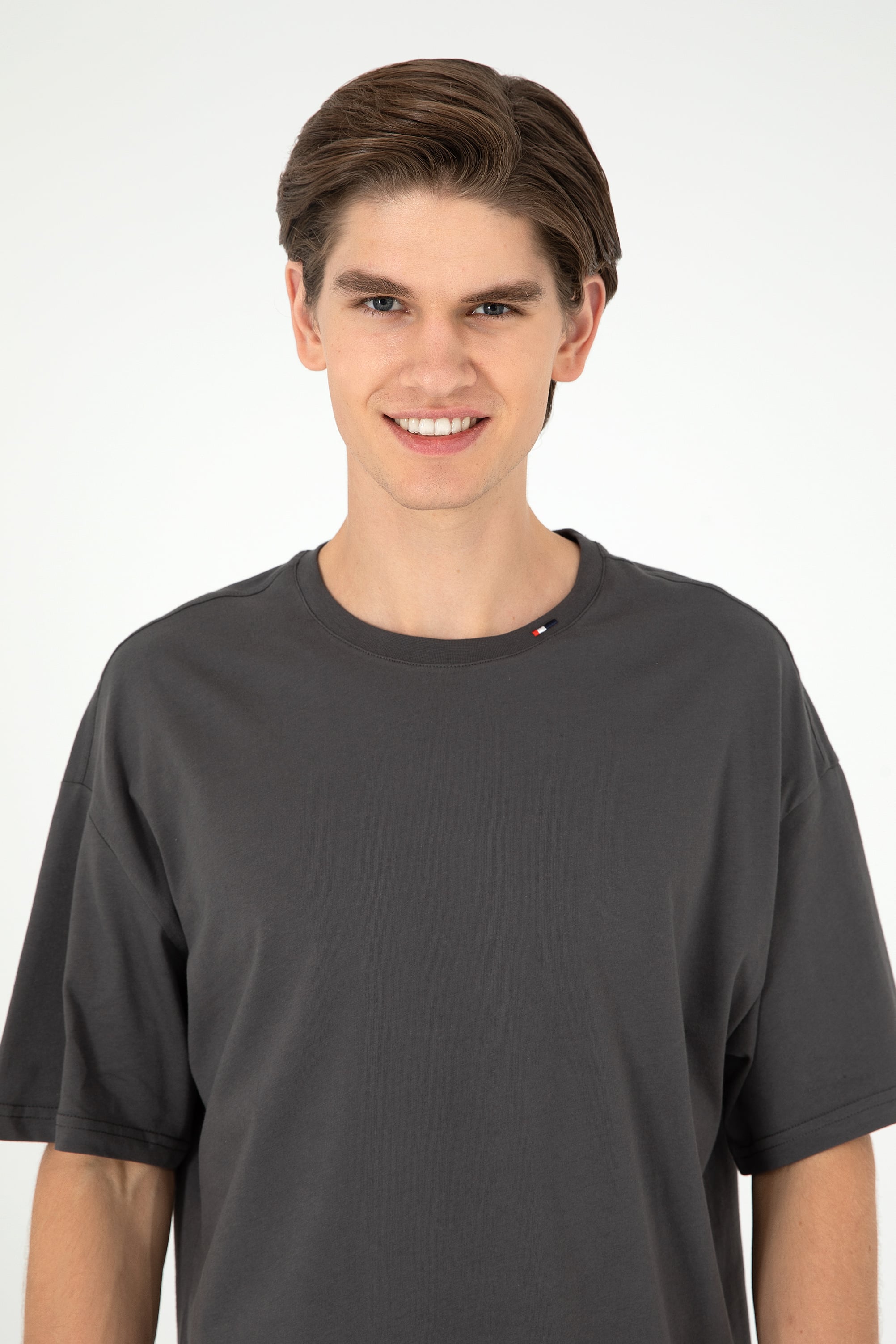 تی شرت یقه گرد آستین کوتاه Oversize یقه گرد مردانه یو اس پولو | U.S. Polo Assn. - تصویر 2